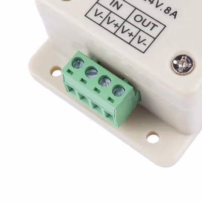 ZHONGA Dimmer Lampu LED Brightness Controller 12-24V 8A - ZBK400R - White — gambar 4