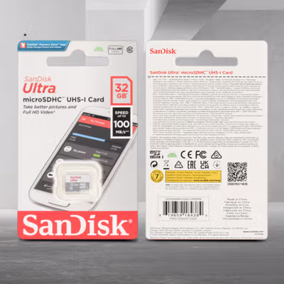 SanDisk Ultra microSDHC/SDXC UHS-I Class 10 100MB/s 32GB - SDSQUNR - No Color — gambar 4