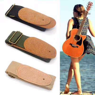 Fender Tali Strap Gitar Adjustable Guitar Strap - 27B - Black — gambar 4
