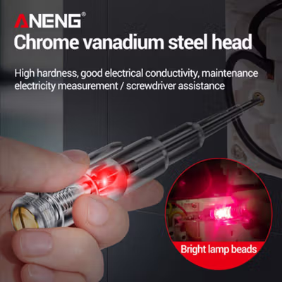 ANENG Obeng Tespen Tester Pen with Indicator LED - B09 - No Color — gambar 4