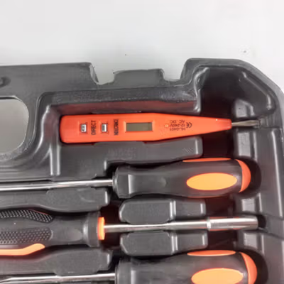 FEITUO Alat Perkakas Bor Listrik Cordless Palu Tang Obeng 57 in 1 - JG-076 - No Color — gambar 4