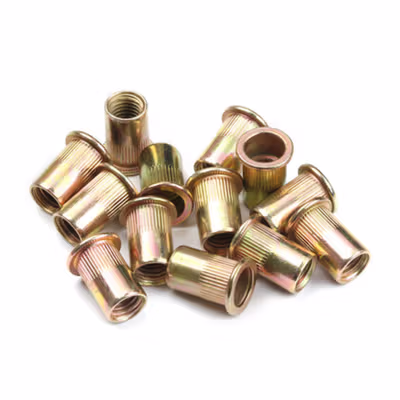 JERBOR Rivet Nut Mur M3 M4 M5 M6 M8 Carbon Steel 100 PCS - JR10 - Golden — gambar 4