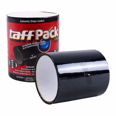 TaffPACK Lakban Anti Bocor Waterproof Leak Repair Tape 10x150cm - 51DB - Black — gambar 4