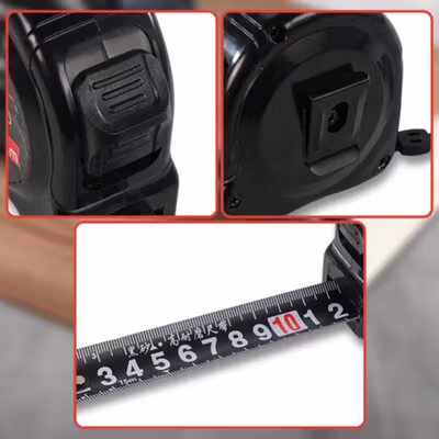 Taffware Roll Meteran Retractable Ruler Precision Steel 7.5M - SD75M - Black — gambar 4