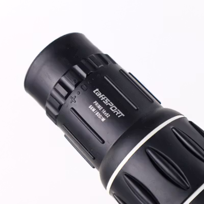 TaffSPORT Prime Teropong Monokular Focus Zoom Lens 66M/8000M - 16x52 - Black — gambar 4
