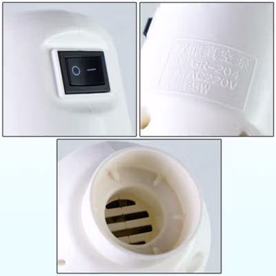 TaffHOME Pompa Vakum Baju Elektrik Vacuum Bag Pump EU 4-5 kPa 55W - GR-204 - White — gambar 4
