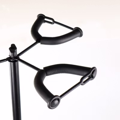 TaffSTUDIO Stand Gitar Folding 3 Dock Adjustable Besi - HG-20 - Black — gambar 4