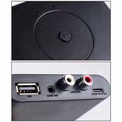VIKEFON Audio Receiver Bluetooth 5.3 Adaptor RCA U Disk AUX 3.5mm - B29 - Black — gambar 4