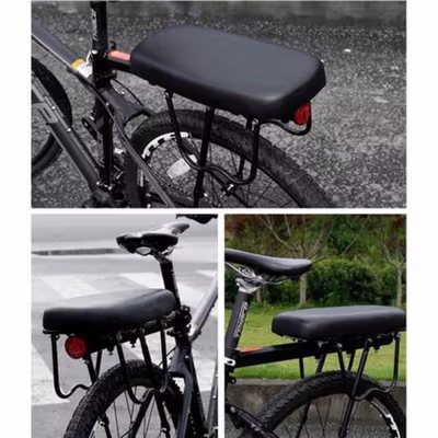 TaffSPORT Boncengan Belakang Sepeda Back Seat Bicycle Cushion - K16 - Black — gambar 4