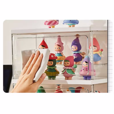 JSTYLE Kotak Pajangan Action Figure Display Storage Box Acrylic - TF-2109 - Transparent — gambar 4