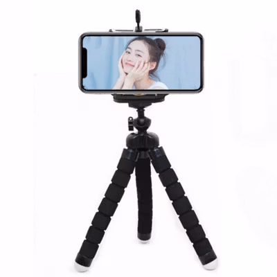 COOLJIER Tripod Mini Kamera Portable Flexible Octopus Gorillapod 17cm - XTK75 - Black — gambar 4