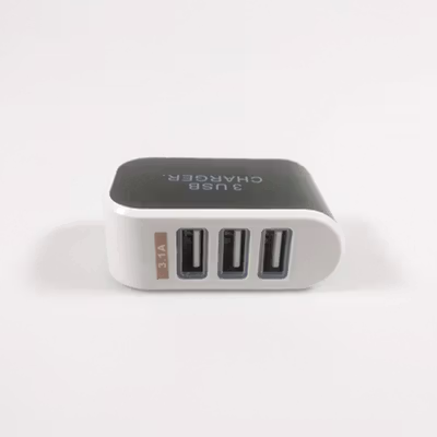 Adaptor Travel Charger USB 3 Port 5V 3.1A - EKA - Black — gambar 4