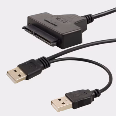Kebidu Kabel SATA to USB 2.0 HDD/SSD Adaptor 30cm - CC017 - Black — gambar 4