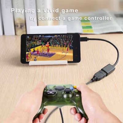 OLAF USB Type C OTG Adaptor TPE for Android Smartphone - PJ1658-01 - Black — gambar 4