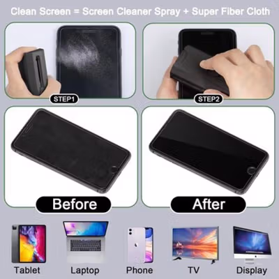 DEMIUM Sikat Pembersih Keyboard Cleaning Brush 8in1 with Liquid - Q8 - Black — gambar 4