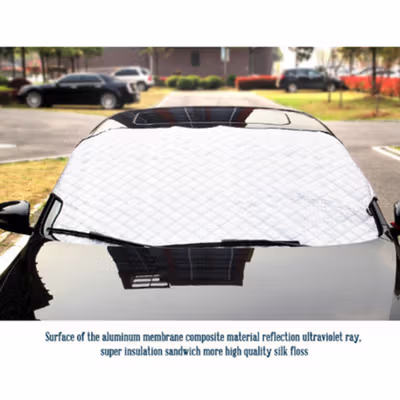 OTOHEROES Mayitr Pelindung Kaca Depan Mobil Anti UV Car Sun Shade 180x100cm - CK150 - Silver — gambar 4