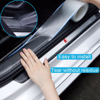 SEAMETAL Stiker Pelindung Mobil Car Scratchproof Protector Tape 3M 70mm - C405 - Transparent — gambar 4