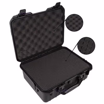 TaffGUARD Kotak Perkakas Multifungsi Plastik PP Busa Storage Tool Box 43cm - TH05 - Black — gambar 4
