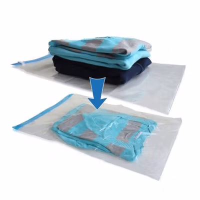 TaffPACK Kantong Plastik Vacuum Sealer Storage Bag 5 PCS 50x70cm - ZKD002 - No Color — gambar 4