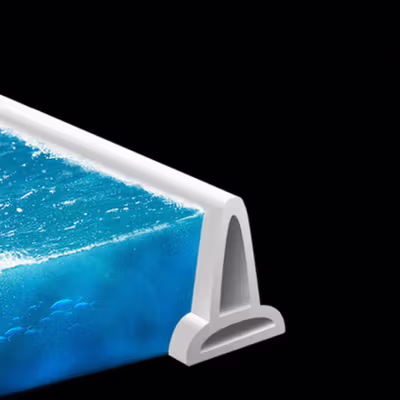ALEENK Water Stopper Bathroom Wastafel Karet Penahan Air 3cm 2M - AL3CM - White — gambar 4