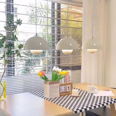 TaffLED Lampu Gantung Hias Pendant Light Dimmable 3 Color 18W 23cm - HL27 - White — gambar 4