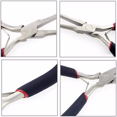 Urijk Tang Kabel Multifungsi Insulated Wire Cable Cutter Pliers 15cm Needle Nose - M2941 - No Color — gambar 4