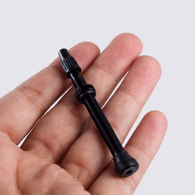 Deemount Pentil Ban Sepeda Presta Valve Cap Tubeless Bike Tire 60mm - VV40 - Black — gambar 4