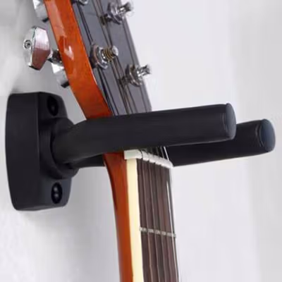 TaffSTUDIO Gantungan Gitar Dinding Guitar Holder Bracket Wall Mount - XG-05 - Black — gambar 4