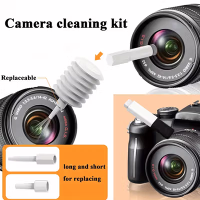 FURONGXIN Sikat Pembersih Keyboard Cleaning Brush 20in1 with Liquid - Q20 - Black — gambar 4