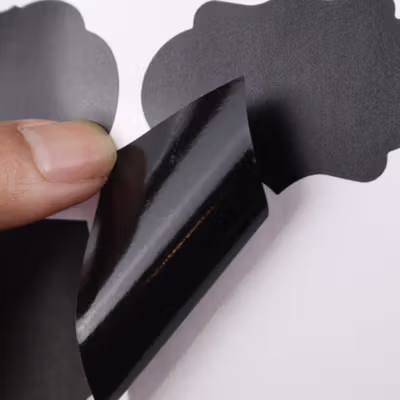 ALLOYSEED Stiker Label Blackboard Papan Tulis Removable 50 PCS - TH002 - Black — gambar 4