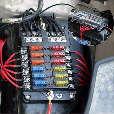 Taffware Sekring Mobil Car Fuse Blade Medium with Box 300 PCS - OC-300 - Multi-Color — gambar 4