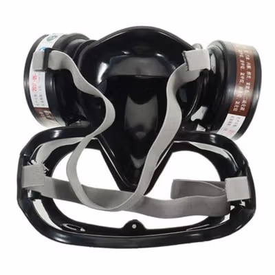 TaffGUARD Masker Gas Respirator Full Face with Activated Carbon Filter - SF01 - No Color — gambar 4