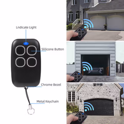 Kebidu Duplikator Remote Kontrol Garasi Gerbang Rolling Gate - KB30 - Black — gambar 4