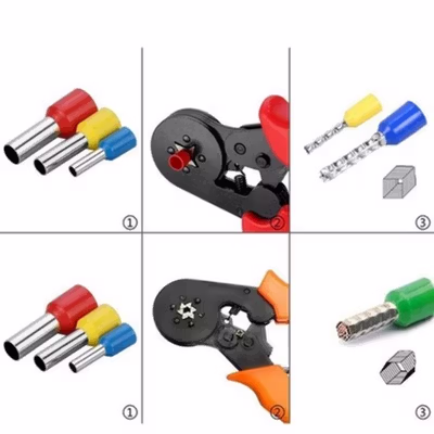 Taffware Skun Ferrules Insulated Terminal Block Connector 400 PCS - WG22 - Multi-Color — gambar 4