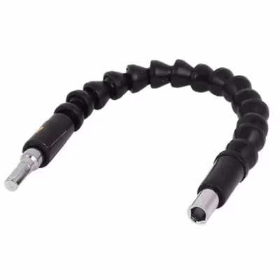 Ekstensi Kepala Obeng Fleksibel 1/4 Inch 290mm - HT566 - Black — gambar 4