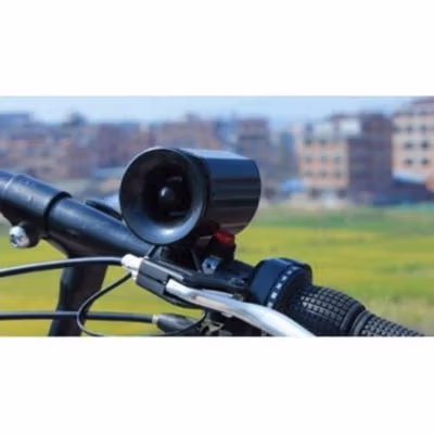 EVERESTT Bel Klakson Sepeda Elektrik Bike Horn Extra Loud 95dB - SB-205 - Black — gambar 4