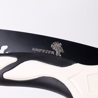 KNIFEZER Gergaji Kayu Lipat Wood Pruning Hand Saw High Hardness 180mm - LA146 - Black — gambar 4