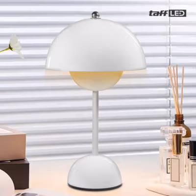 TaffLED Lampu Meja Hias LED Dimmable Modern Mushroom 3 Color 3W - LM39 - White — gambar 4