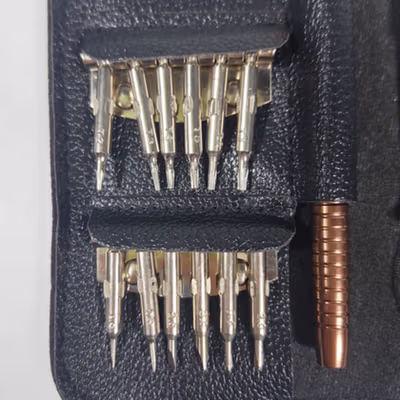 Taffware Obeng Reparasi Smartphone Torx Set 25in1 - JN21 - Black — gambar 4
