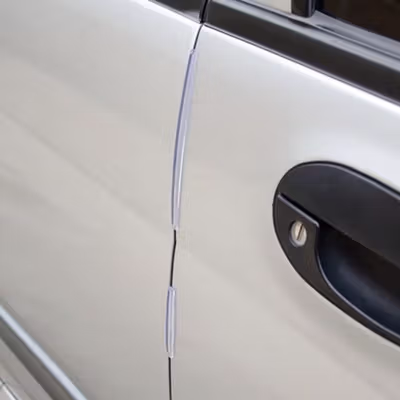 CHEZHIWANG Car Door Bumper Pelindung Pintu Mobil 8 PCS - HT-001 - Black — gambar 4