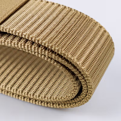 Rhodey Tali Ikat Pinggang Pria Anti X-Ray Plastik Automatic Buckle - 899 - Cream — gambar 4