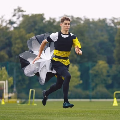 ESPEED Training Parachute Parasut Latihan Lari Training Resistance - SR10 - Black — gambar 4