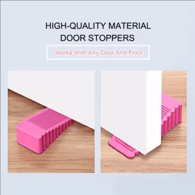 TaffHOME Penahan Pintu Silikon Ganjalan Door Stopper Size S - T01 - Transparent — gambar 4