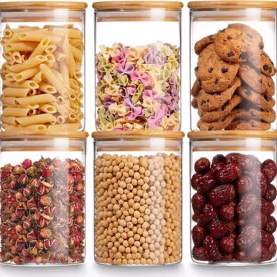 One Two Cups Toples Kaca Penyimpanan Makanan Kedap Udara Storage Jar 100ml - J001 - Transparent — gambar 4