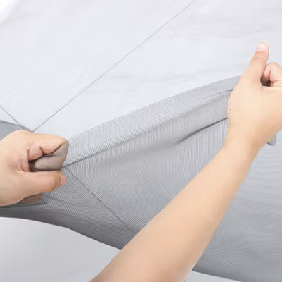 TaffHOME Kasa Nyamuk Jaring Jendela Mosquito Net PP Nano 20 Mesh 1x1.5M - AW15 - Gray — gambar 4