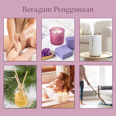 Eighteen Pure Essential Fragrance Oil Minyak Aromatherapy 10ml I Love - RHJY - No Color — gambar 4