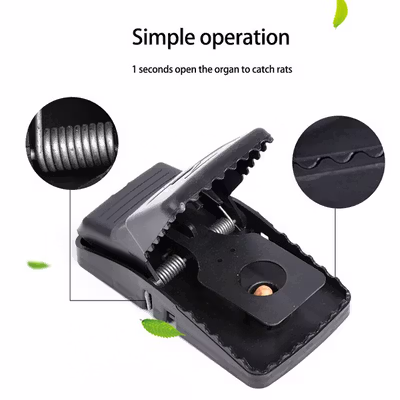 TaffHOME Jebakan Perangkap Tikus Mousetrap Sensitive - ZL-2021 - Black — gambar 4