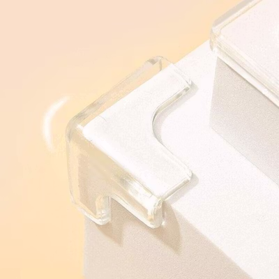 FUSHAN Pelindung Sudut Meja T-Shaped Corner Protector 10 PCS - FS33 - Transparent — gambar 4