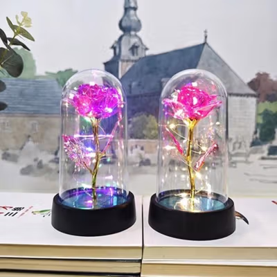BOFEI Lampu Hias LED Mawar Beauty and The Beast Warm White 3000K 1 PCS - BF01 - Rose — gambar 4
