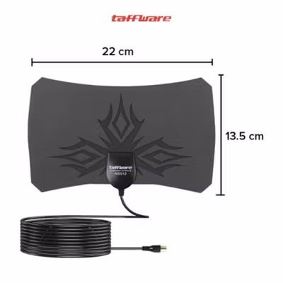 Taffware Antena TV Digital Indoor High Gain Antenna DVB-T2 25dB - N0012 - Black — gambar 4